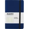 Užrašų knyga PARTNER SOFT, Axent, A5, langeliais, 96 lapai, 80gsm, PU viršelis, mėlynos sp.