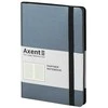 Užrašų knyga PARTNER SOFT, Axent, A5, 96 lapai, 80gsm, langeliais, minkštas PU viršelis, šv. mėlynos sp.