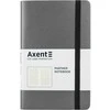 Užrašų knyga PARTNER SOFT, Axent, A5, 96 lapai, 80gsm, langeliais, minkštas PU viršelis, sidabro sp.