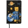 Užrašų knygelė BEAR IN SPACE, Centrum, A6, 80 lapų, 77gsm, linija, kietu viršeliu, su skirtuku ir gumele