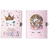 Užrašų knygelė - dienoraštis LITTLE PRINCESS &amp; UNICORN, MP, A5, 80 lapų, 80gsm, su spynele ir magišku rašikliu