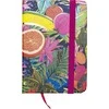 Užrašų knygelė FRUITS, Centrum, A7, 80 lapų, 77gsm, linija, kietu viršeliu, su skirtuku ir gumele