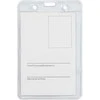 Vardinės kortelės dėklas EconoMix, 62x91mm, vertikalus, su segtuku