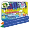 Vaškinės kreidelės SUPERWAXIES AQUA, Jolly, 10 sp.
