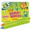 Vaškinės kreidelės SUPERWAXIES PERMANENT, Jolly, 10 sp.