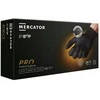 Rękawice Viekartinės pirštinės MERCATOR Powergrip, nitrilinės, juodos, XL dydis, 50 vnt