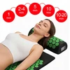 Akupresūros kilimėlis su pagalve Revogym, 105x40 cm, žalias