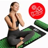 Akupresūros kilimėlis su pagalve Revogym, 105x40 cm, žalias