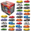 Little Ant 30 metalinių automobiliukų rinkinys su dėžute, 1:64 mastelis, vaikams nuo 3 metų