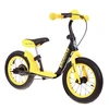 Balansinis dviratis SporTrike, juodas/geltonas