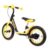 Balansinis dviratis SporTrike, juodas/geltonas