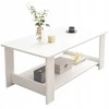 Kavos staliukas Rebiko, baltas