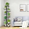 Loft Gėlių stovas Framado, 141 cm, juodas