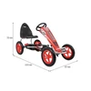 Minamas kartingas Full Ahead AIR, raudonas