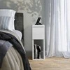 Naktinis staliukas ComfortCove, baltas