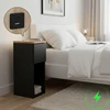 Naktinis staliukas su USB/C prievadu 5V ComfortCove, juodas