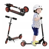 Paspirtukas Qkids, juoda/raudona