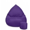 Sėdmaišis su pufu Pufy Onyx, violetinė
