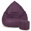 Sėdmaišis su pufu Pufy, violetinė