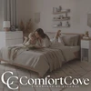 Sieninis naktinis staliukas ComfortCove, baltas