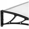 Gockowiak Bipohome "Eko" plastikinis stogelis 80x150 cm - juodas