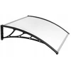 Gockowiak Bipohome "Eko" plastikinis stogelis 80x150 cm - juodas
