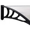 Gockowiak Poland MAKO DUO plastikinis stogelis 100x200 cm - juodas