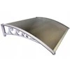 Stogelis virš durų Metal-gum, 100x80 cm, pilkas/rudas