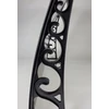 Stogelis virš durų Metal-gum, 120x80 cm, juodas