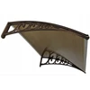 Stogelis virš durų Metal-gum, 150x80 cm, rudas