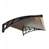 Stogelis virš durų Metal-gum, 150x80 cm, juodas/rudas