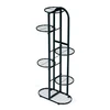 Modernhome Stovas gėlėms Modern home, 106x46 cm, juodas