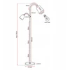 Toršeras LEDTechnics, 170 cm, baltas/rudas