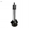 Židinio įrankių rinkinys HAGE, 62 cm, juodas