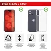 Apple iPhone 17 Real Screen Glass MM+Case By Displex Transparent