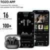 Ausinės Tozo Agile Nova TWS Bluetooth Earbuds Juodas