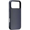 Puro Icon Mag Pro Liquid Silikoninis dėklas for iPhone 17 Pro, MagSafe Compatible, with Camera Protection and Aluminum Mygtukai - Dark Mėlyna
