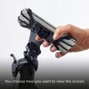 E-Go Holder 360° Rot Electric Scooter/Bike iki 6.5" By SBS Juodas