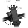 E-Go Holder 360° Rot Electric Scooter/Bike iki 6.5" By SBS Juodas