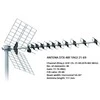 Iskra Antena DTX-48F Yagi 21-69 Juodas Juodas