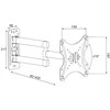 eStar TV Laikiklis/Wall mount 14"55"35kgV180°H15° CP302