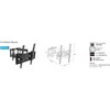 eStar TV Laikiklis/Wall mount 22"65"40kgV180°H15° CP412