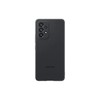 Dėklas Samsung Galaxy A53 5G silikoninis dangtelis Juodas Juodas