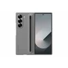 Dėklas Samsung Galaxy Fold6 Slim S-Pen dangtelis pilkas