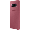 Dėklas Samsung Galaxy Note 8 nugarėlė Alcantara Rožinė