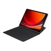 Samsung Galaxy Tab S9/S9 FE Smart Book Cover Juodas