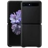 Dėklas VF711LBE odinis dangtelis, skirtas Samsung Galaxy Flip 3 (Juodas)
