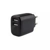 Travel Charger 17W 2xUSB-A By Musthavz Juodas