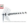 TV Antena ISKRA DTX-48 FLT7 Sidabrinis