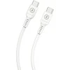 Type-C to Type-C Cable iki 60W 2m By Muvit Baltas